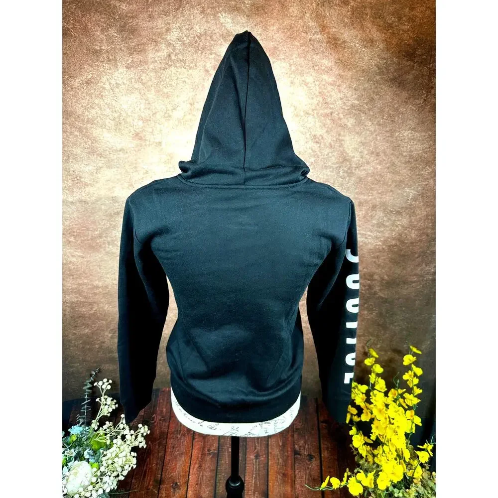 Justice Candy Graphic Zip-Up Hoodie - Girls Size M (10)